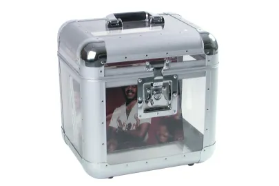 Roadinger Platten-Case ALU 75/25, abgerundet, acryl