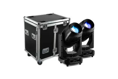 beamZ pro NEREID700 Hybrid Outdoor Moving Head Bundle Set mit Case
