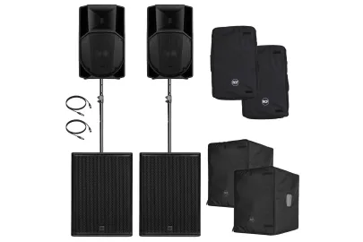 RCF ART1518 ClubXL Bundle Set mit Taschen