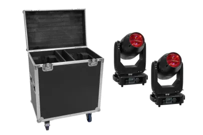Eurolite Set 2x LED IP TMH-S400 CMY inkl. Case