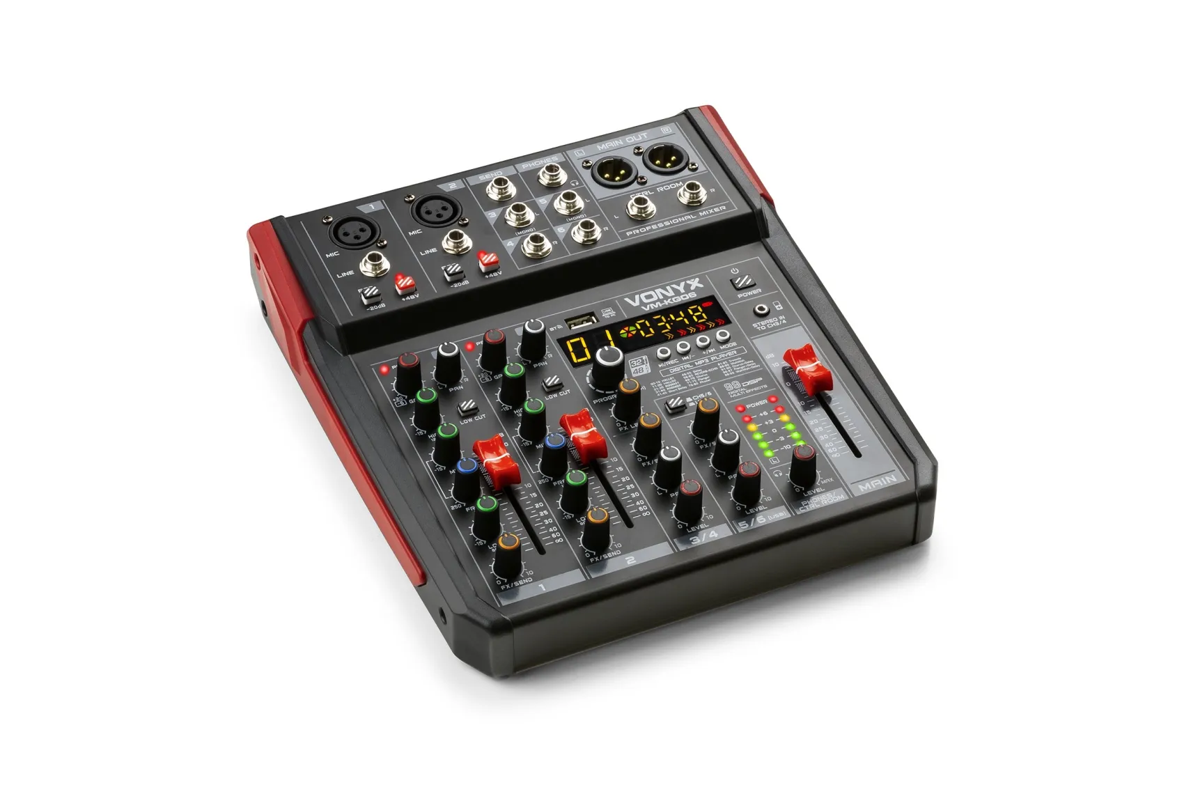 Vonyx VM-KG06 6-Kanal Mixer mit Bluetooth