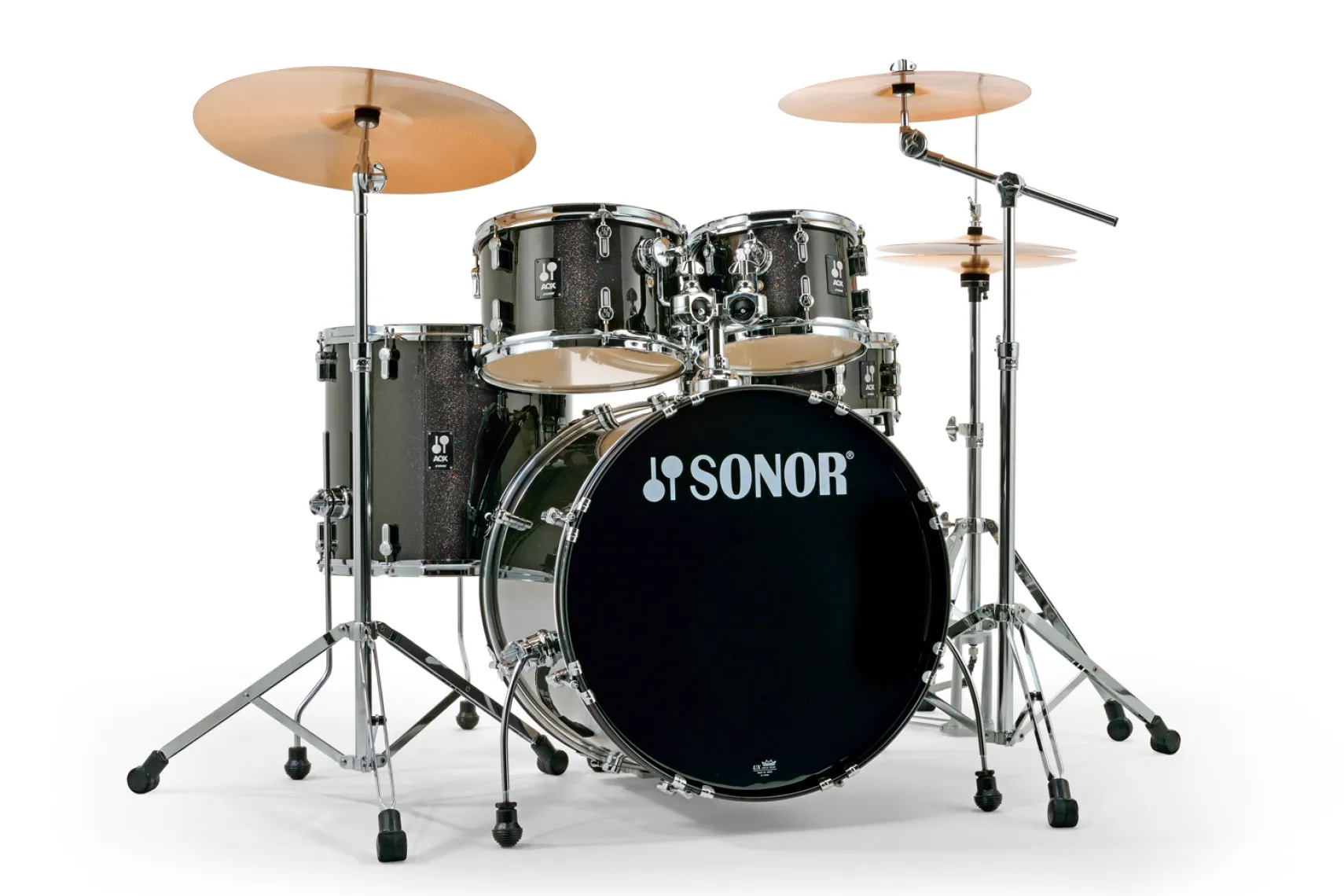 Sonor AQX Stage Set Black Midnight Sparkle BMS