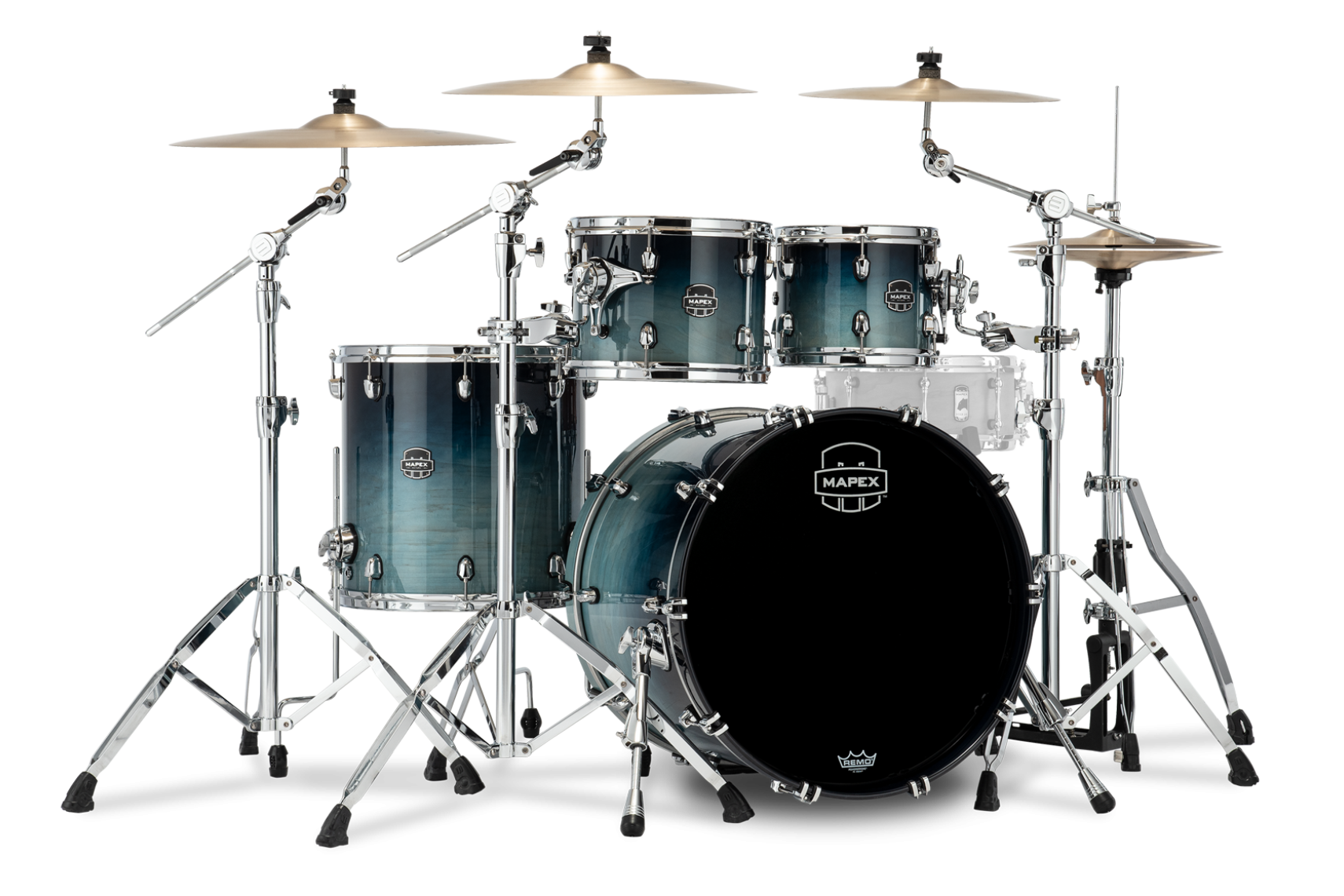 Mapex Saturn Rock Shellset Teal Blue Fade RJ