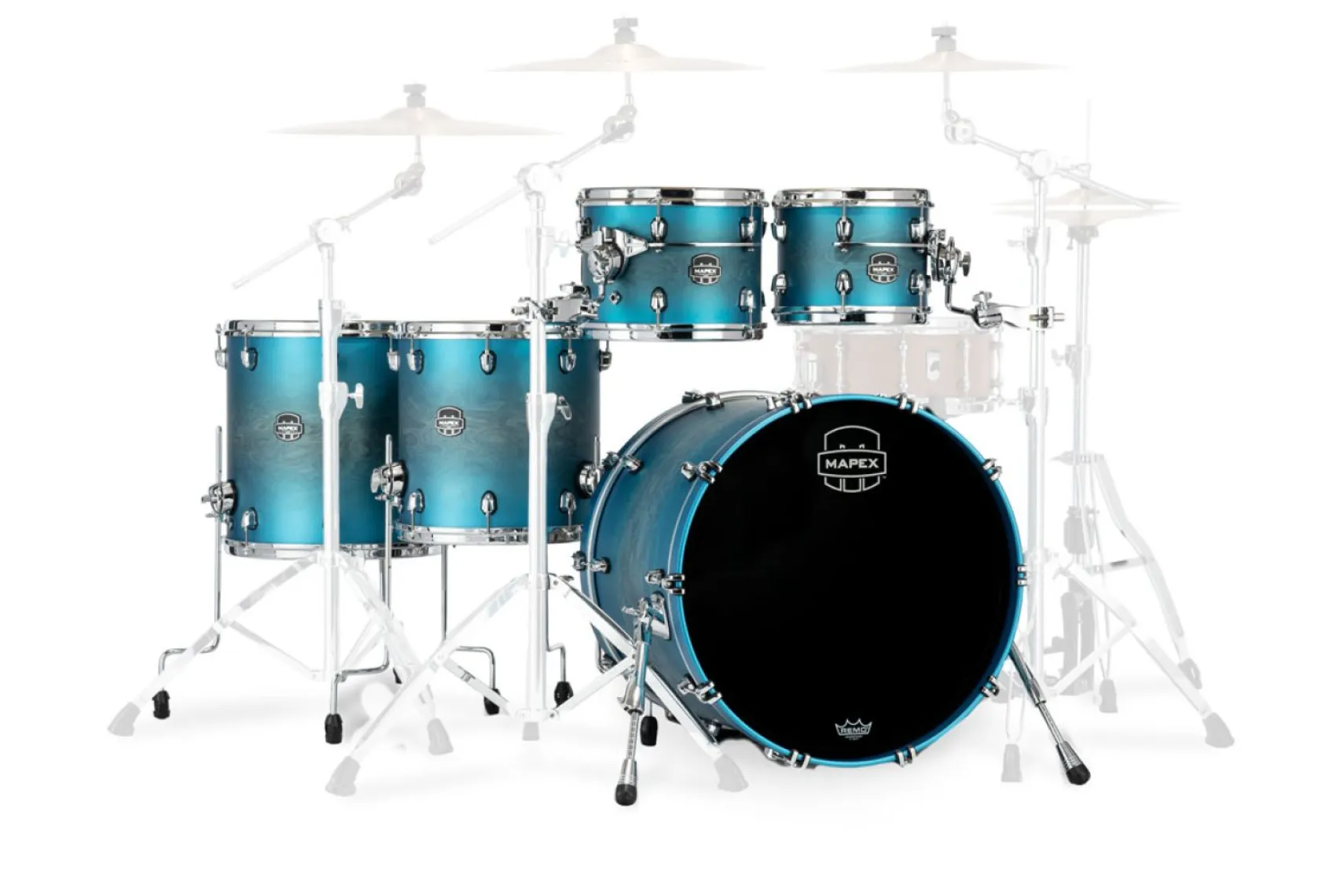Mapex Saturn Evolution Exotic Birch Azure Burst