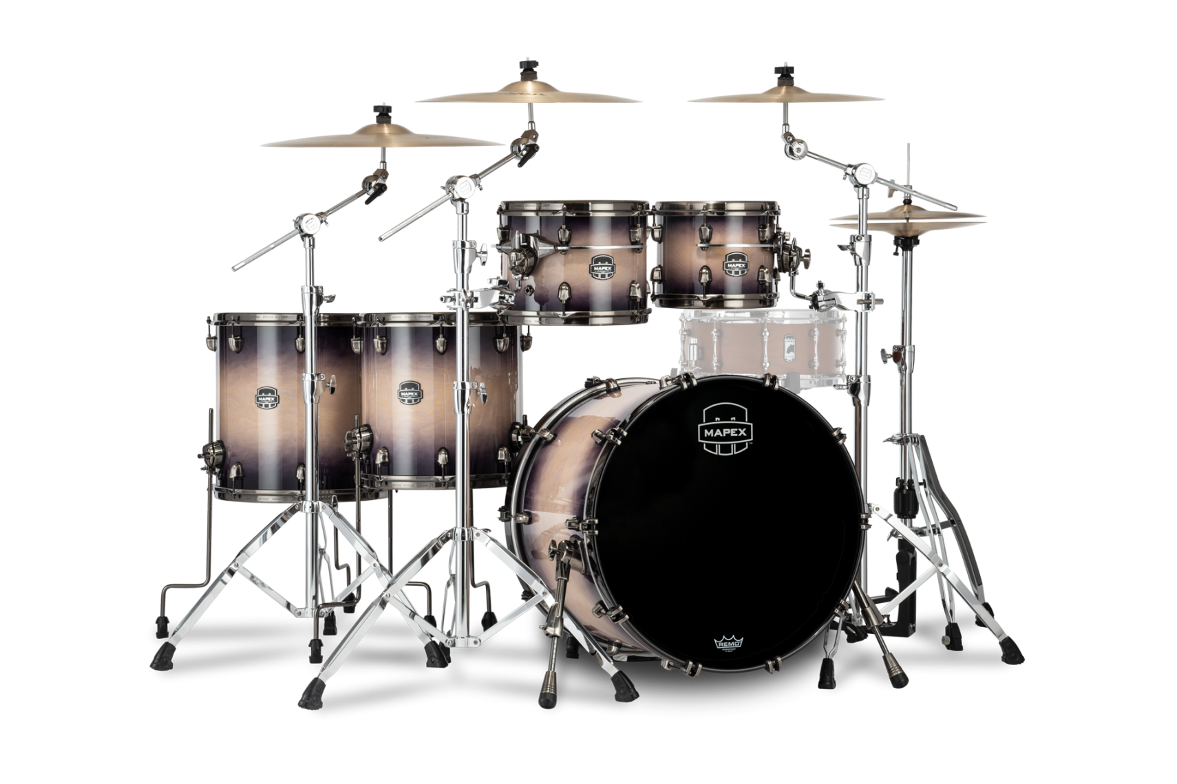 Mapex Saturn Evolution Exotic Maple Violet Burst BPZ