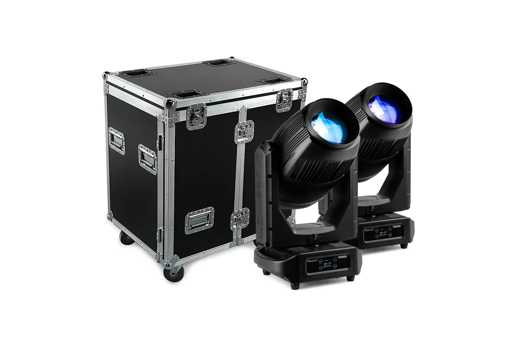 beamZ pro NEREID700 Hybrid Outdoor Moving Head Bundle Set mit Case