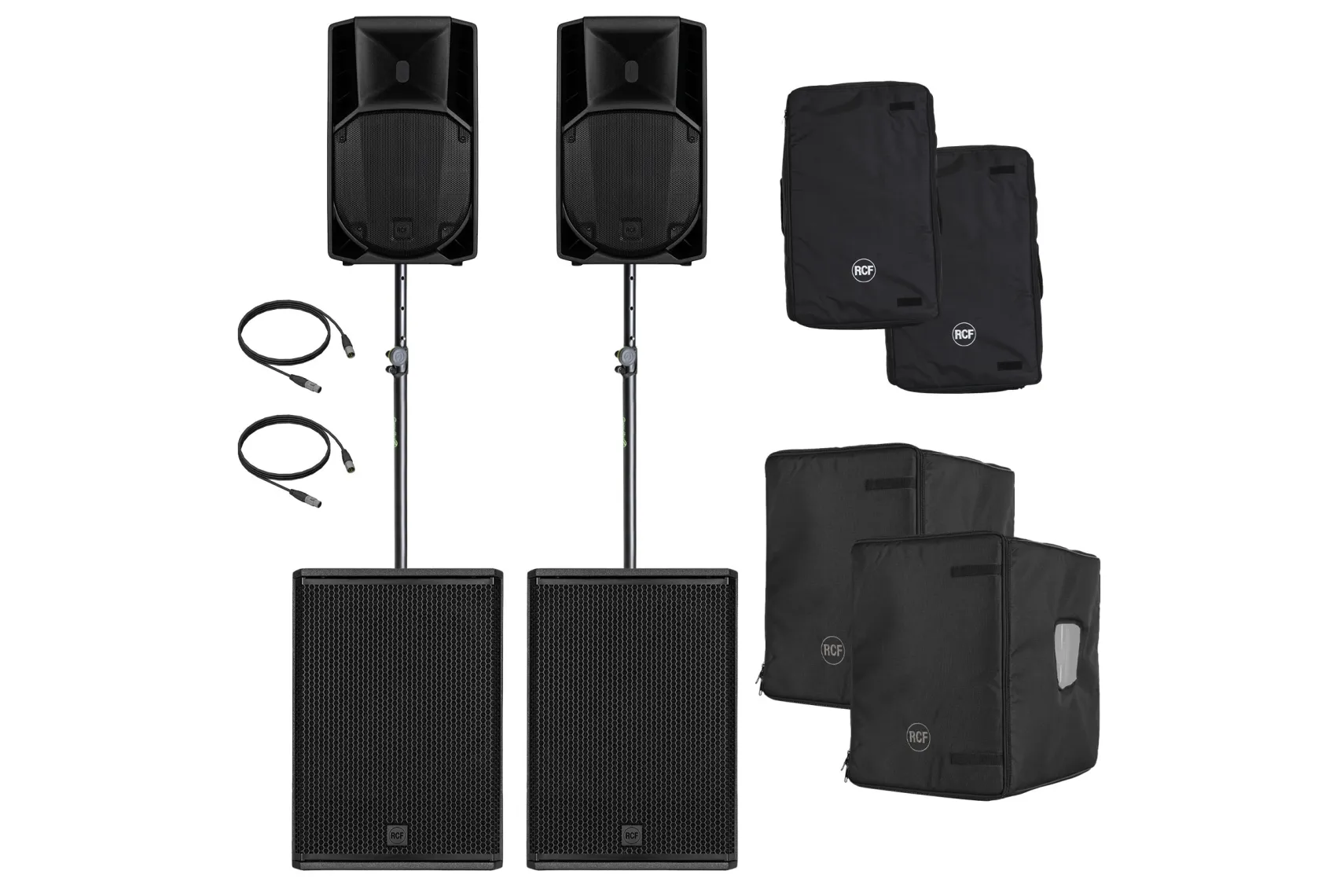 RCF ART1215 Entertain Bundle Set mit Taschen