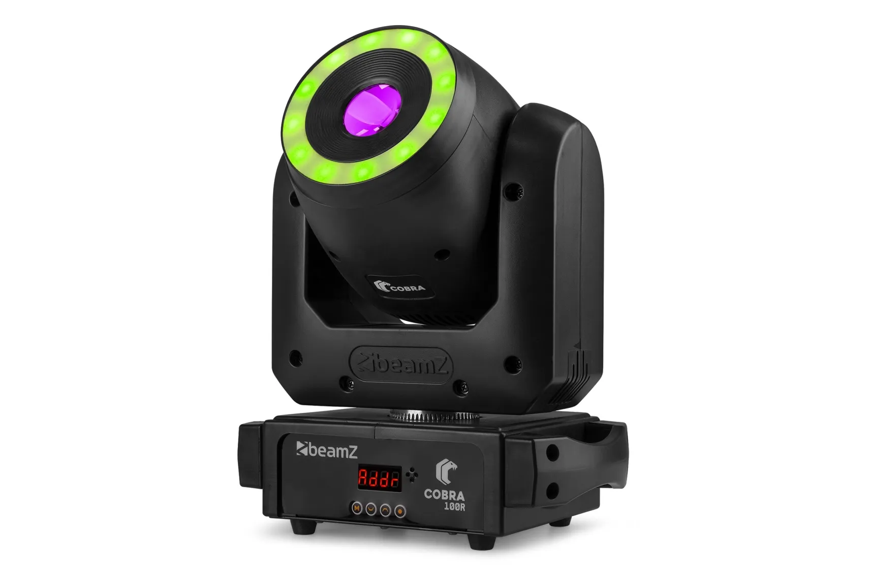 beamZ COBRA 100R Spot 100W Moving Head mit Ring