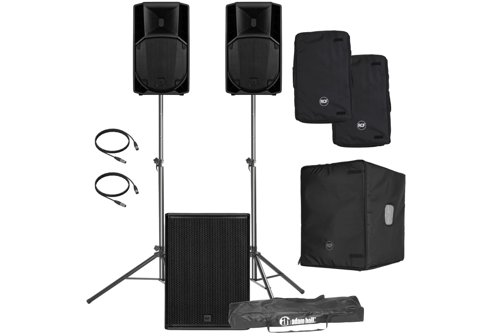 RCF ART1218 Base XL Bundle Set mit Taschen