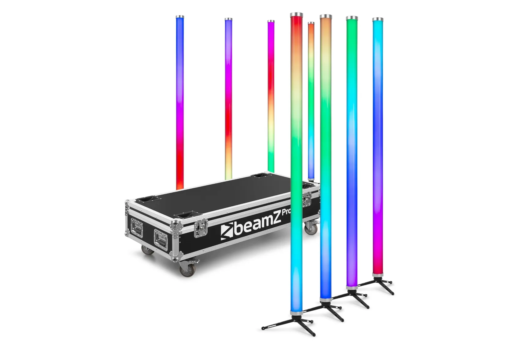 beamZ Pro Kratos LED Tube Set RGBW Outdoor IP65 Akku W-DMX/Wifi