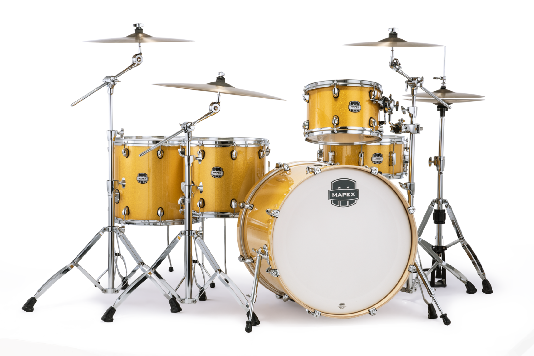 Mapex Mars Birch Rock+ Shellset Sunflower Sparkle YD