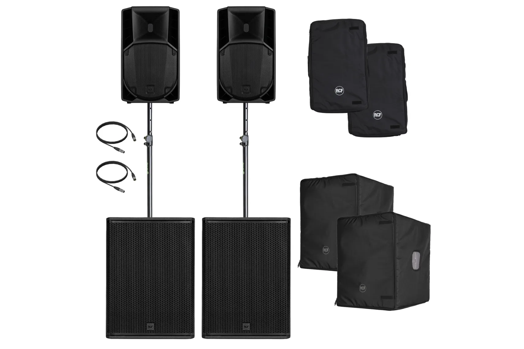 RCF ART1218 Club Bundle Set mit Taschen