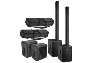 LD Systems MAUI 44 G2 Stereo Bundle Set schwarz mit Taschen