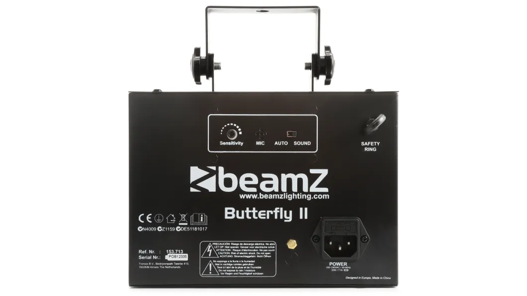 beamZ BUTTERFLY II LED Mini Derby