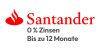 Santander 0% Finanzierung