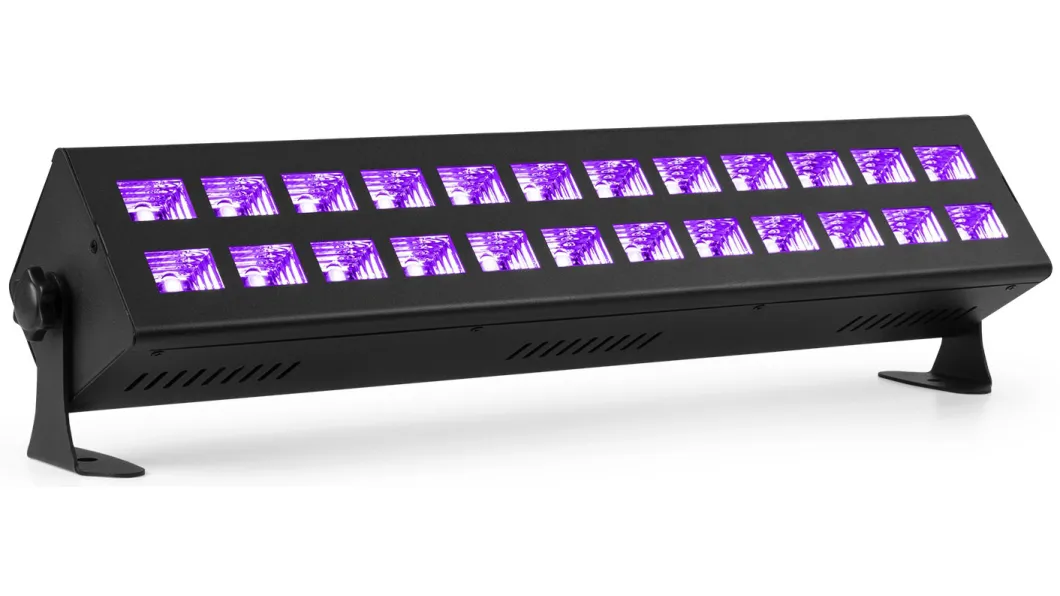 beamZ BUV243 UV Leiste mit DMX 2 x 12 LEDS