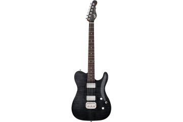 G&L Tribute Asat Deluxe Carved Top Trans Black