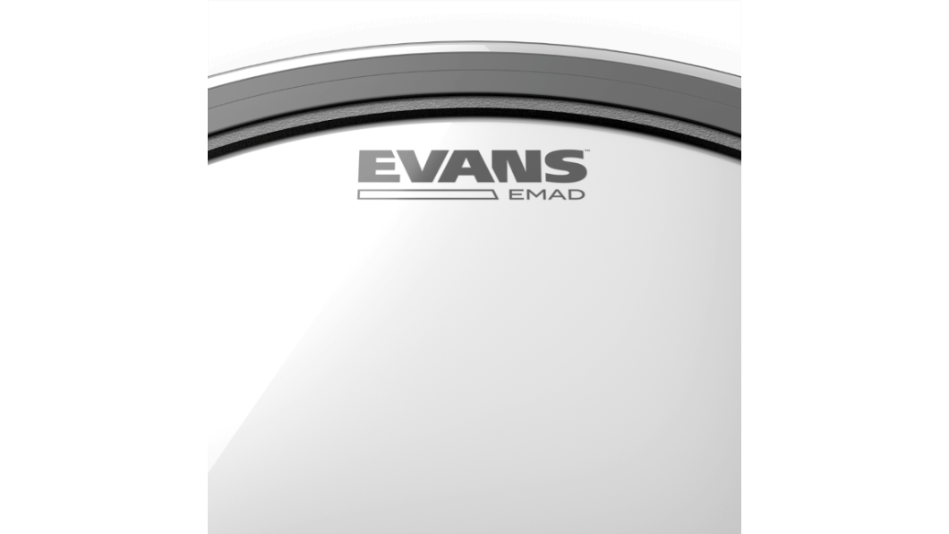 Evans 16" EMAD Clear Bass Drum