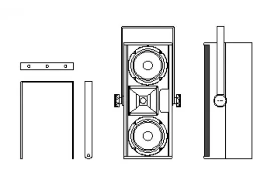 Seeburg Acoustic Line Flying Bracket für A 3