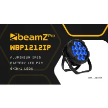 beamZpro WBP1212IP Aluminium IP65BatterieLEDPAR 6in1LED