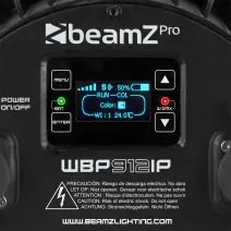 beamZpro WBP912IP Aluminium IP65BatterieLED PAR 6in1LED