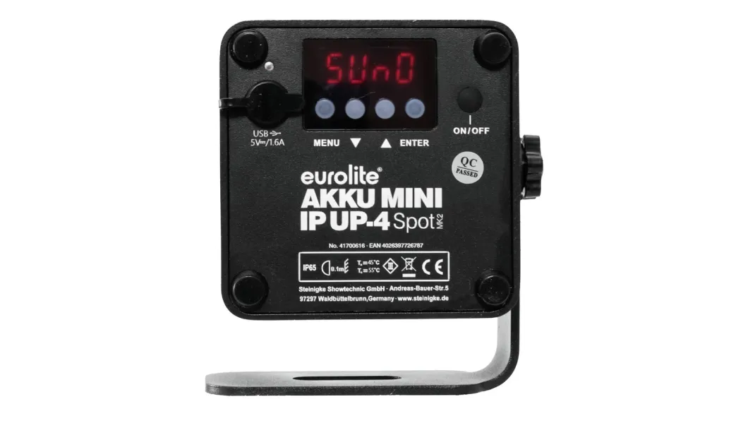 EUROLITE AKKU Mini IP UP-4 QCL Spot MK2