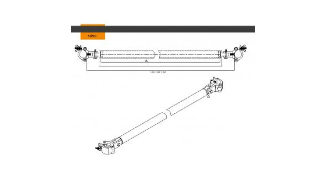 Global Truss 5050 Cornerbrake 1,0m