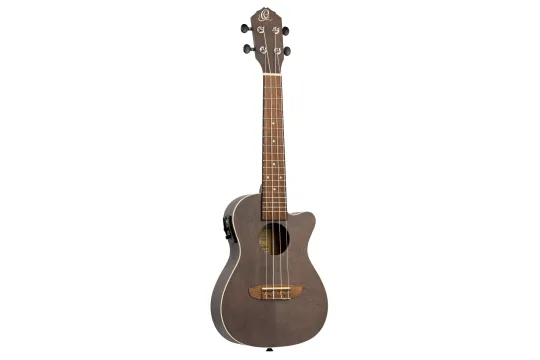 Ortega Earth Serie Konzert-Ukulele coal black