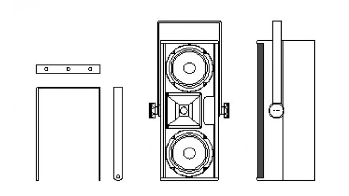 Seeburg Acoustic Line Flying Bracket für A 2