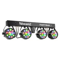 beamZ PARTYBAR3 4x PAR mit Magic Ball