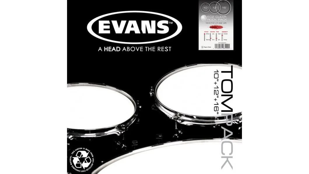 Evans EC2S Fusion 2 Set Clear