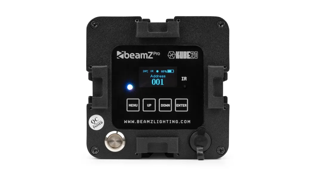 beamZ pro KUBE20BK Verbindbarer Batterie-Scheinwerfer