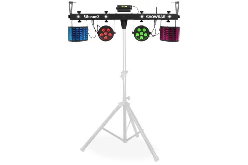 beamZ SHOWBAR 2xPAR, 2xButterfly und R/G Laser DMX ICR