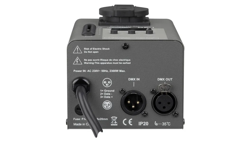 Showtec Dimmer, Single DP-1 1-Kanal, 10A/Dim Fader