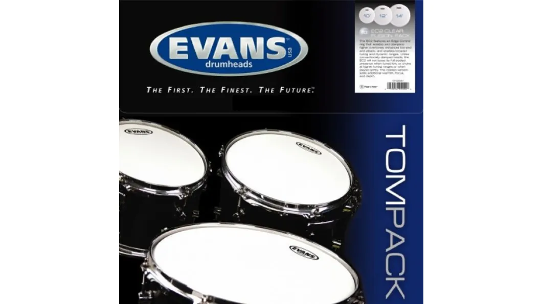 Evans G2 Studio Set clear