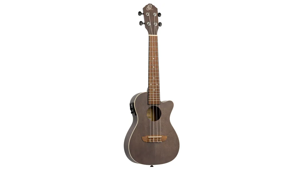 Ortega Earth Serie Konzert-Ukulele coal black