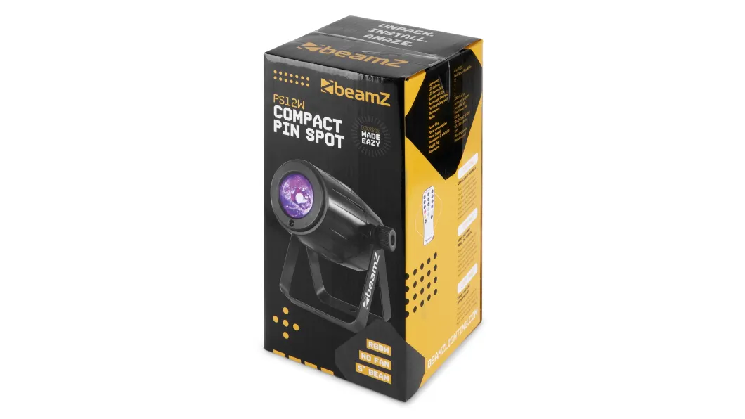 beamZ PS12W LED Spot 12W RGBW IR