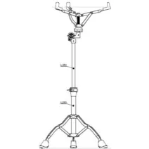 Tama hs80hwn Roadpro Concert Snare Stand