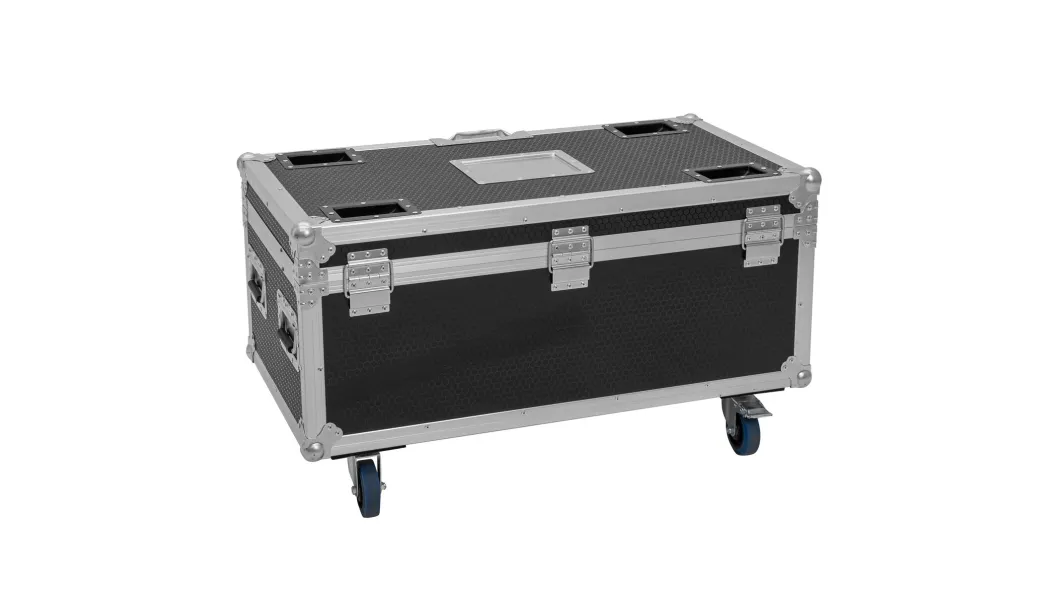 ROADINGER Flightcase 4x AKKU Multiflood IP 8x10W RGBW