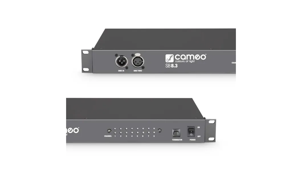 Cameo SB8.3 - 8-Kanal DMX Splitter / Booster