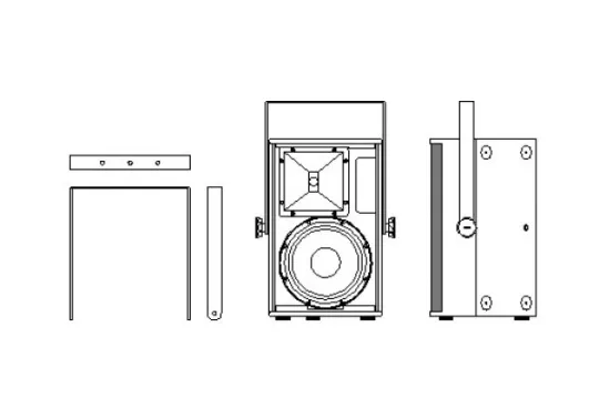 Seeburg Acoustic Line Flying Bracket für A 4