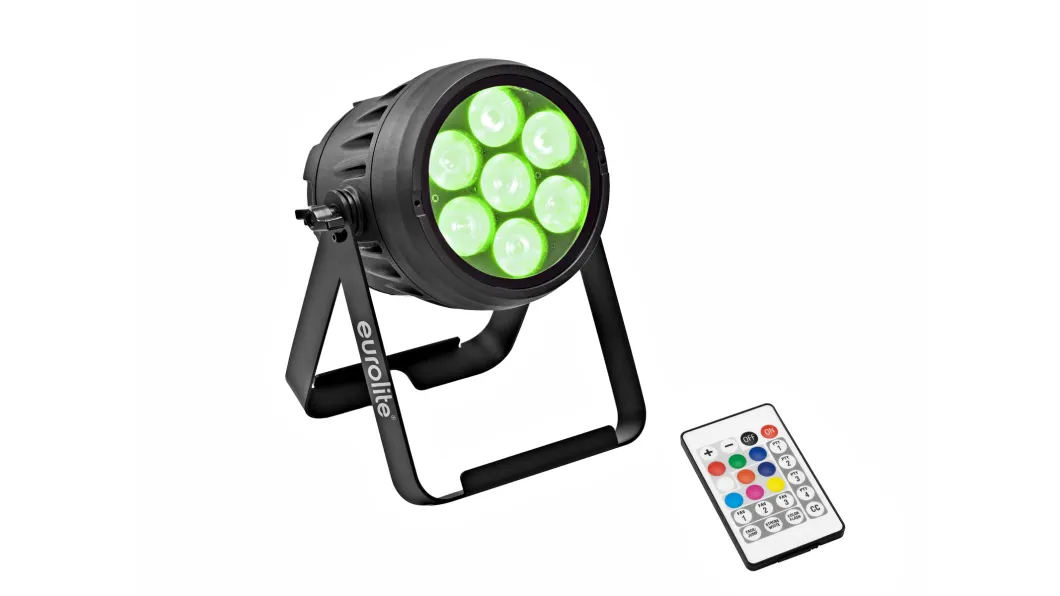 Eurolite LED IP PAR 7x10W RGBL Spot