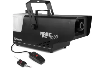 beamZ RAGE 1000 Schneemaschine mit Wireless-Controller
