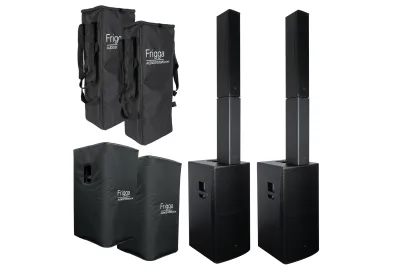DAP Frigga Stereo Bundle Set schwarz mit Taschen