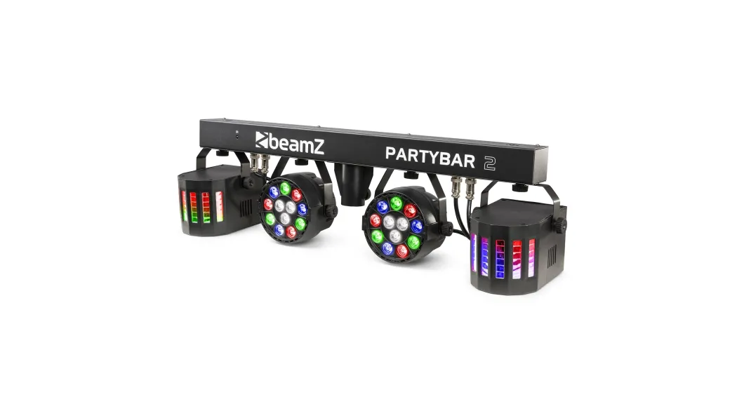 beamZ PARTYBAR2 mit 2x PAR + 2x Derby