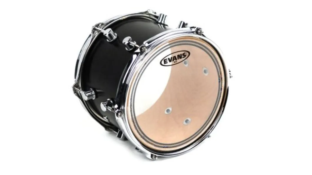 Evans 13" EC2S/SST Control Tom Tom Fell transparent