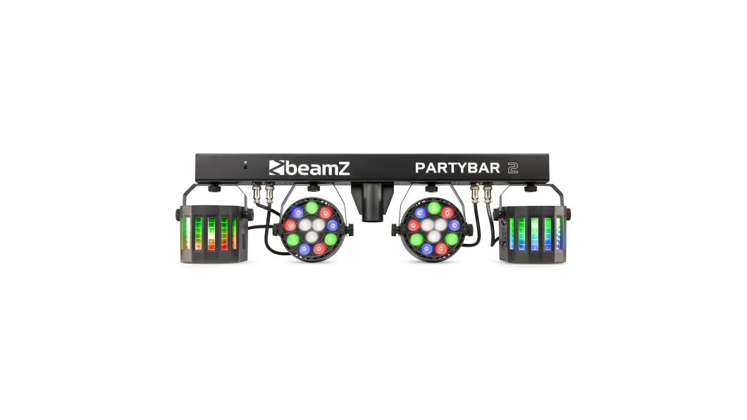 beamZ PARTYBAR2 mit 2x PAR + 2x Derby