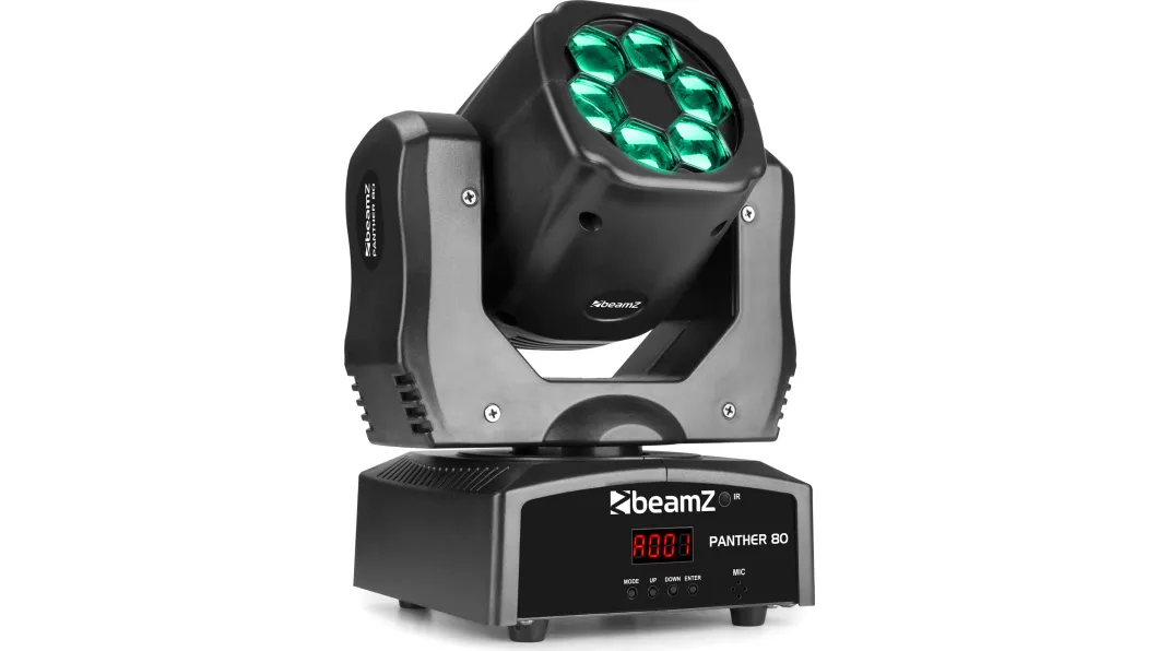 beamZ PANTHER 80 LED Moving Head mit drehbaren Linsen