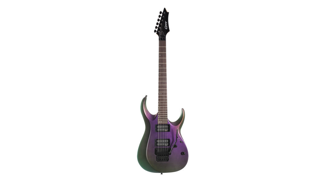 CORT X-300 E-Gitarre Flip Purple