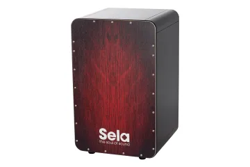 Sela SE046 CaSela Black - Red Dragon Cajon